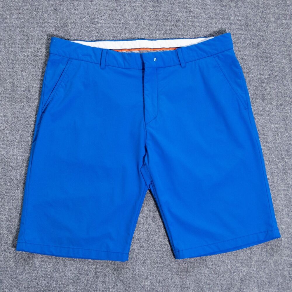 KJUS Ike 10" Shorts Men's 36/52/Large Regular Fit Performance Stretch Golf Blue